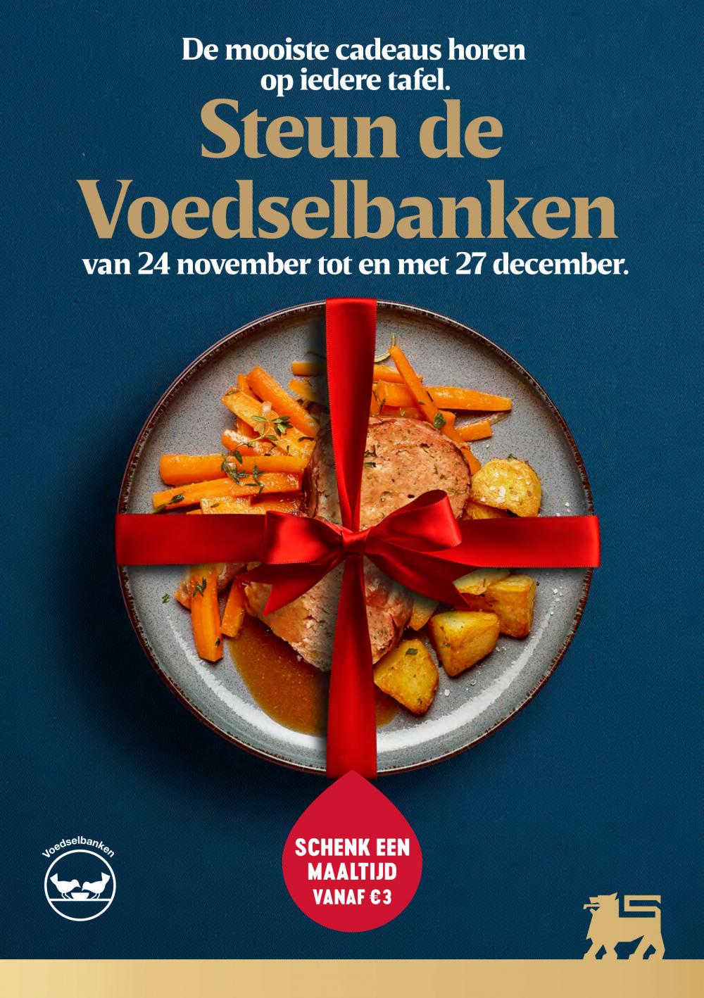 Steun de Voedselbanken van 24 november t/m 27 december!